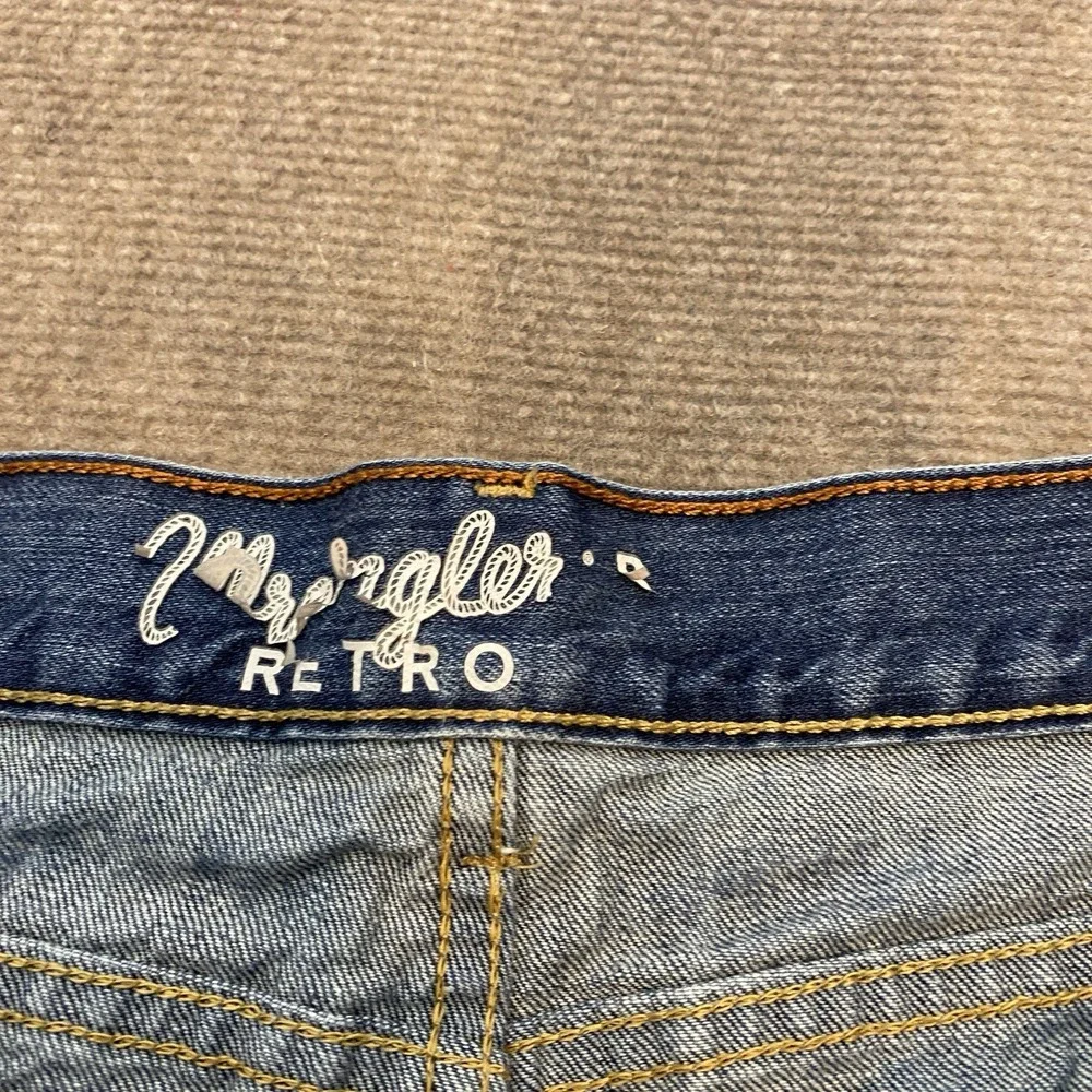 Wrangler Jeans Mens 40x32 Blue Retro Boot Bootcut Stretch Denim 5-Pocket Western